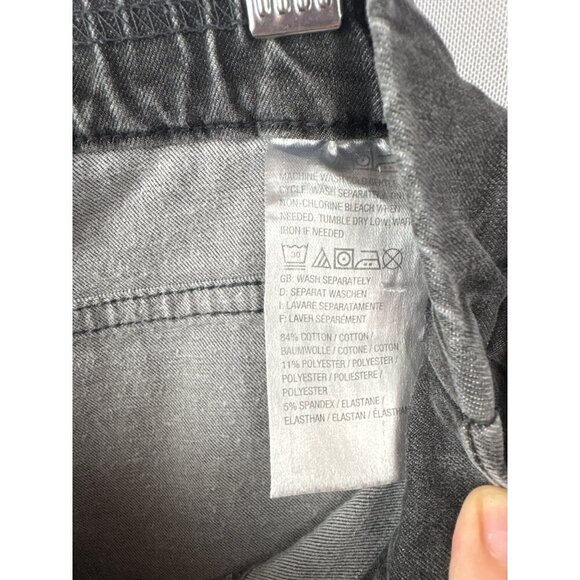 Isaac Mizrahi Live! Womens Gray Denim-Look Stretch Pull-On Pants Size 8P - Picture 5 of 6